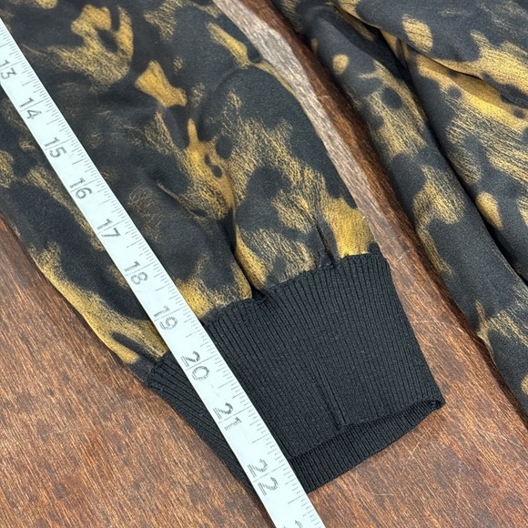 Lafayette 148 New York Black and Brown Patterned Tunic - Picture 11 of 12